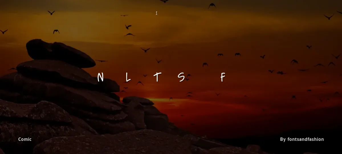 Nice Love The Simple Font font preview