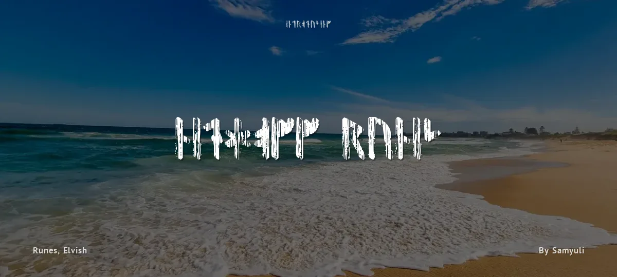 Nidhogg Runic font preview