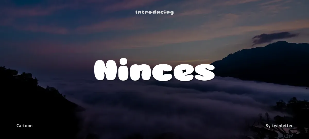 Ninces font preview