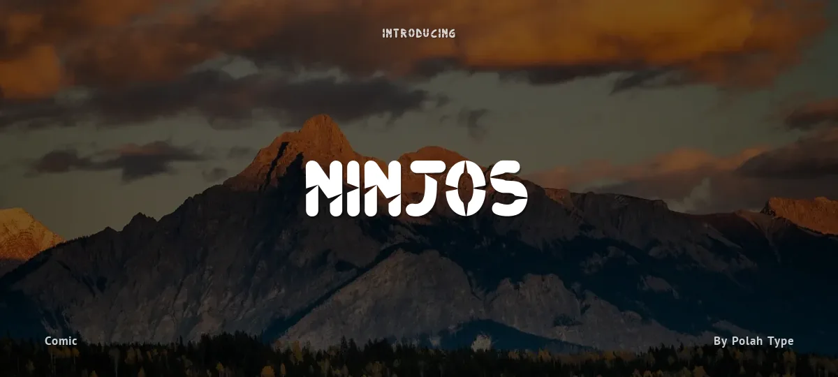 Ninjos font preview
