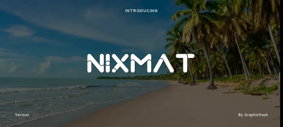 Nixmat font preview