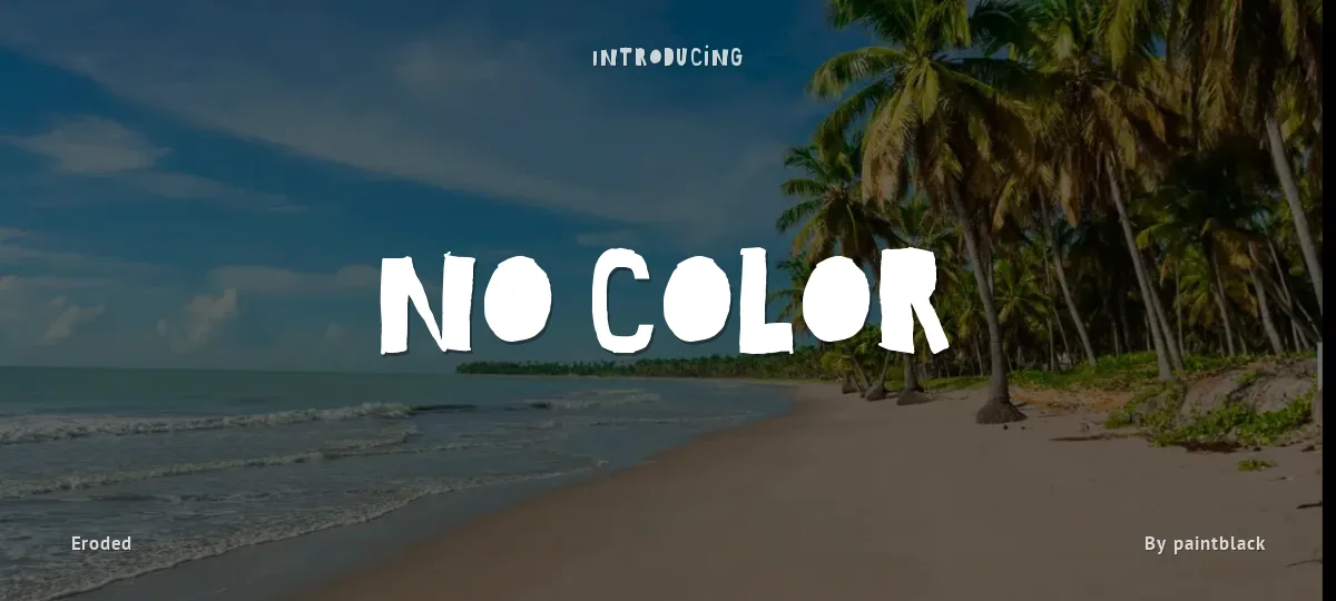 No Color font preview