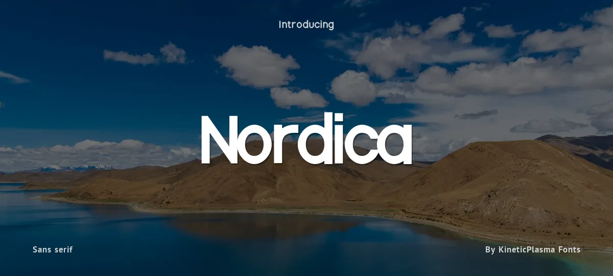 Nordica font preview