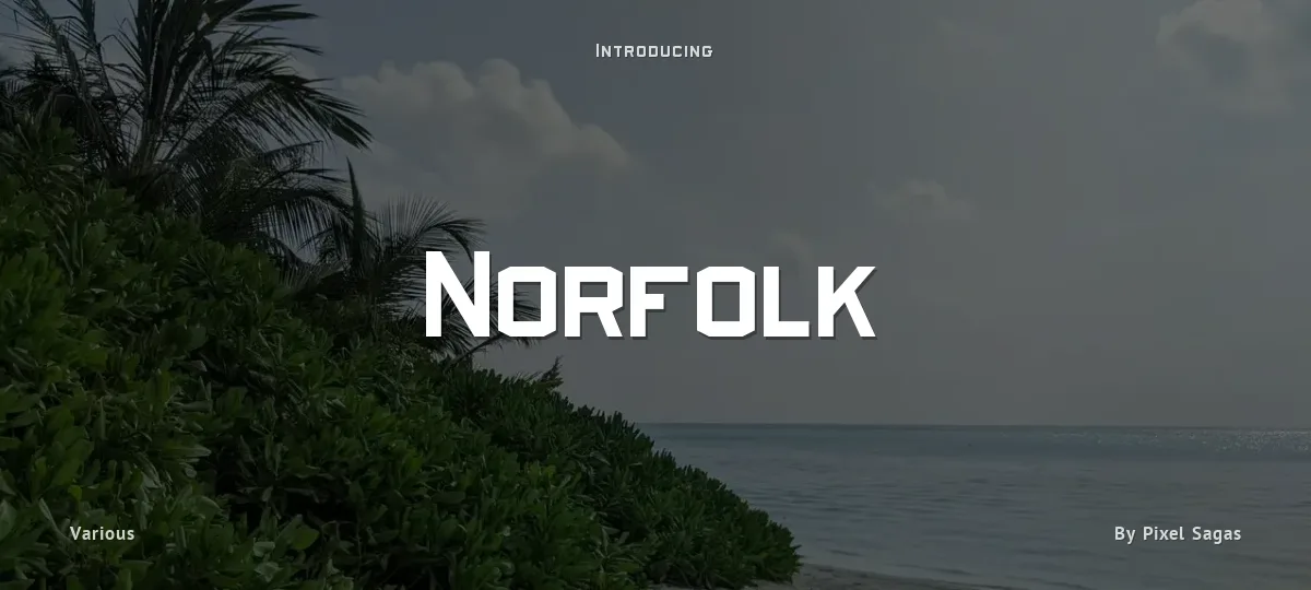 Norfolk font preview