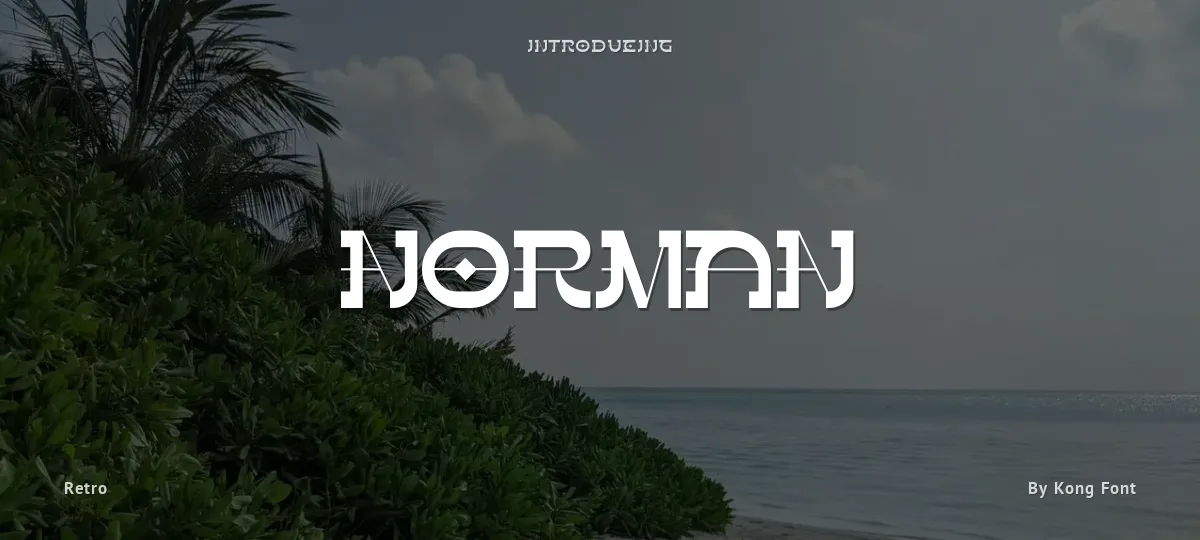 Norman font preview