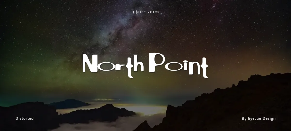 North Point font preview