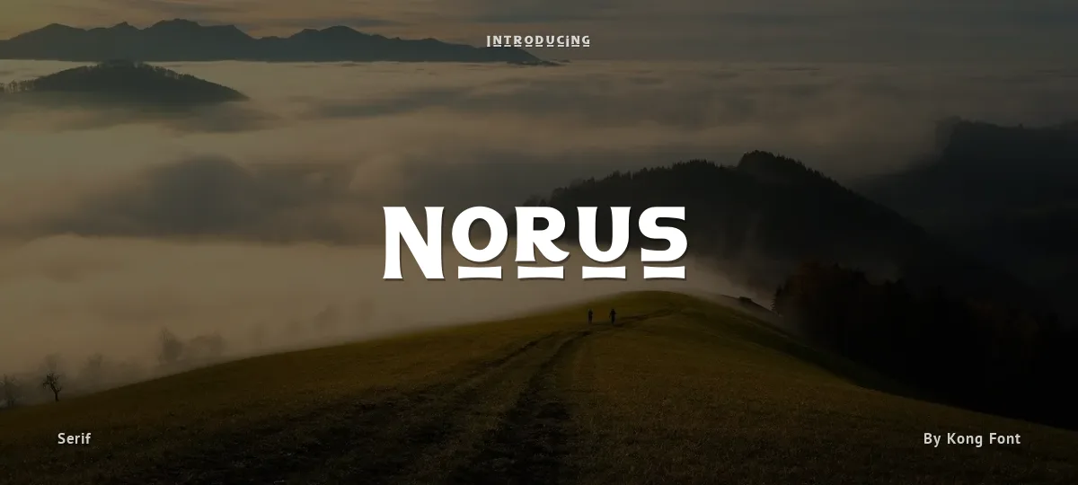 Norus font preview
