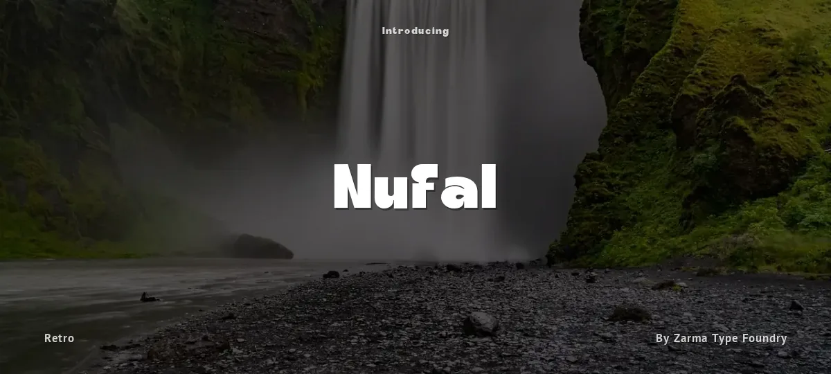 Nufal font preview