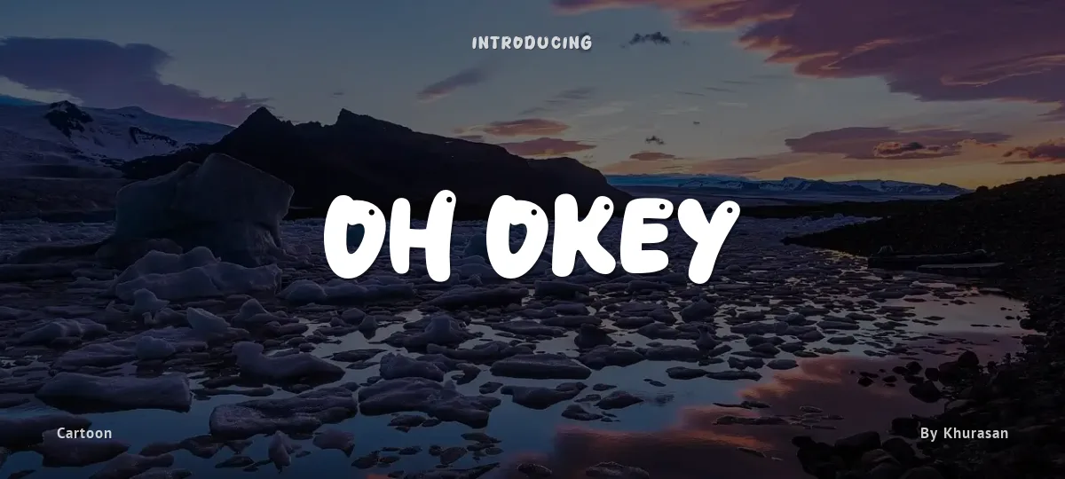 Oh Okey font preview
