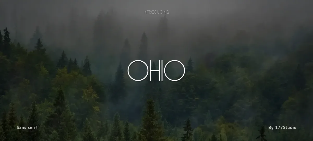 Ohio font preview