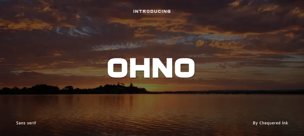 Ohno font preview
