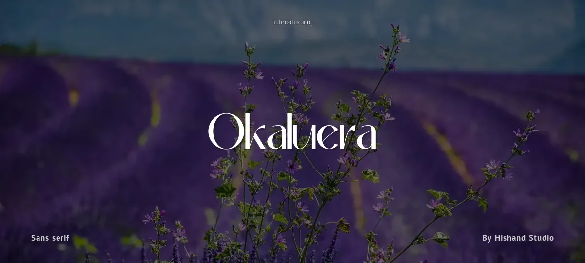 Okaluera font preview