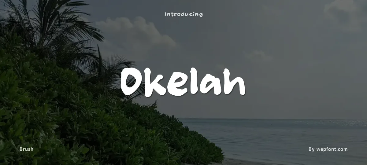 Okelah font preview