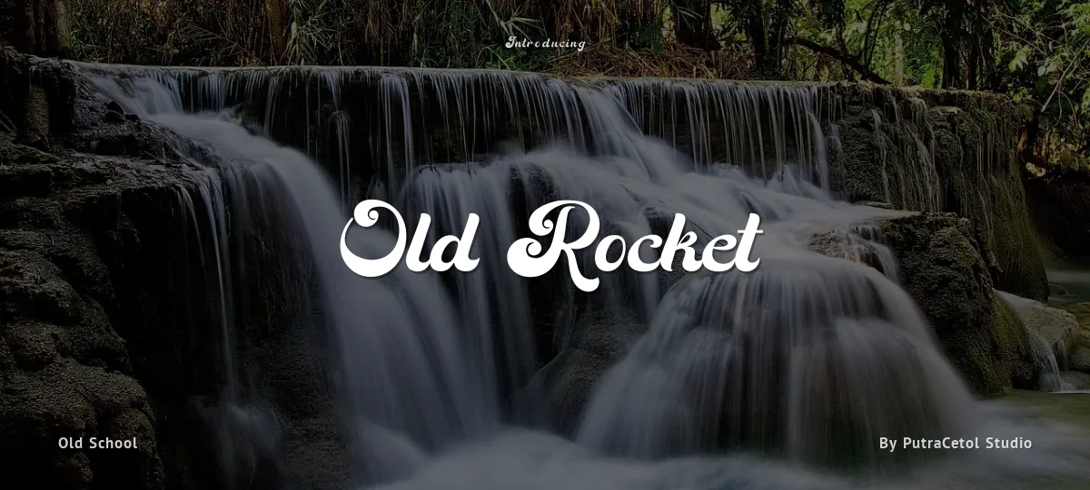 Old Rocket font preview