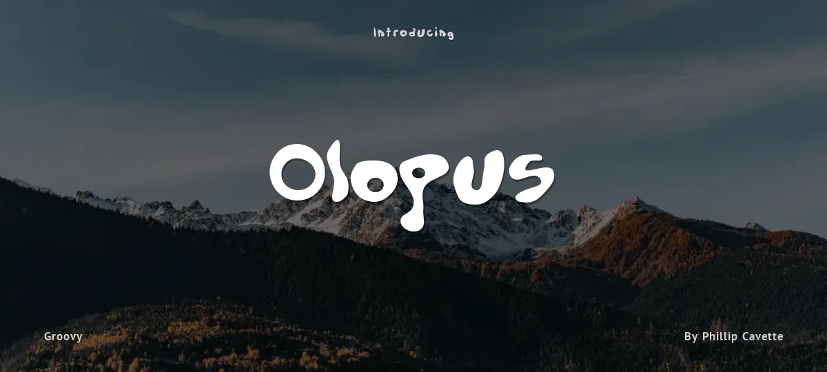 Olopus font preview