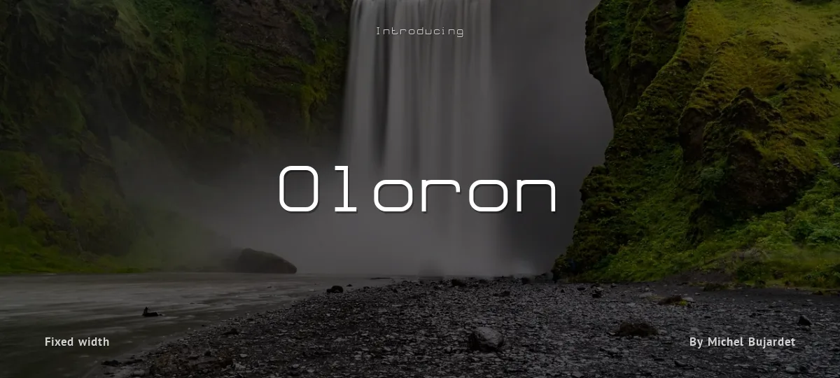 Oloron font preview