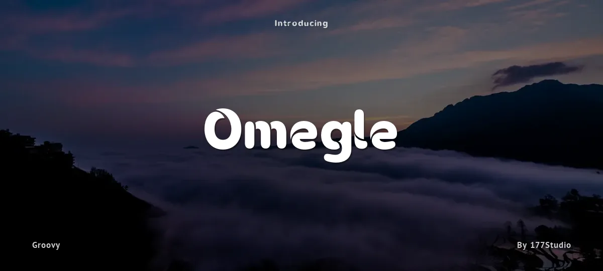 Omegle font preview
