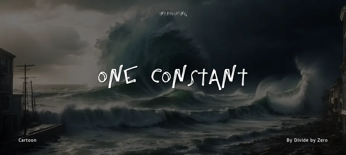 One Constant font preview