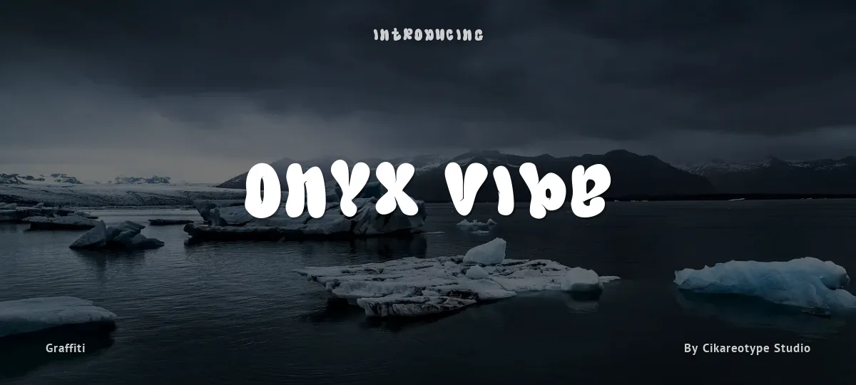 Onyx Vibe font preview