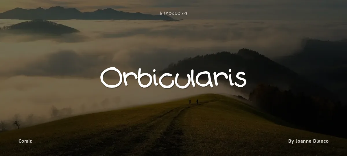 Orbicularis font preview