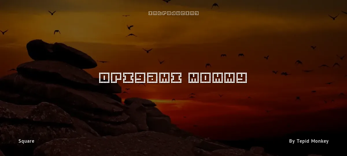 Origami Mommy font preview