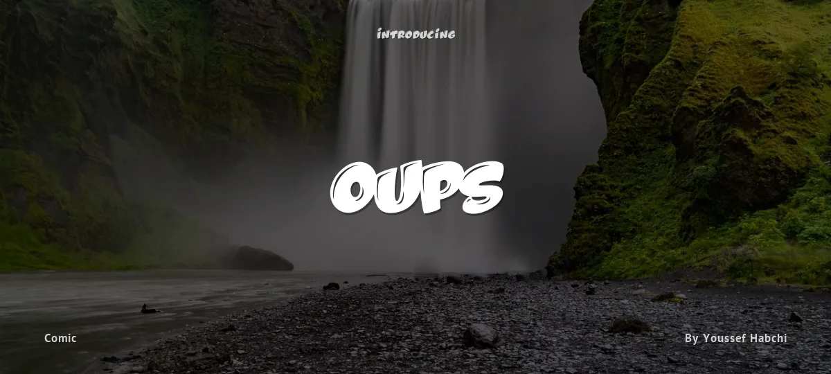 Oups font preview