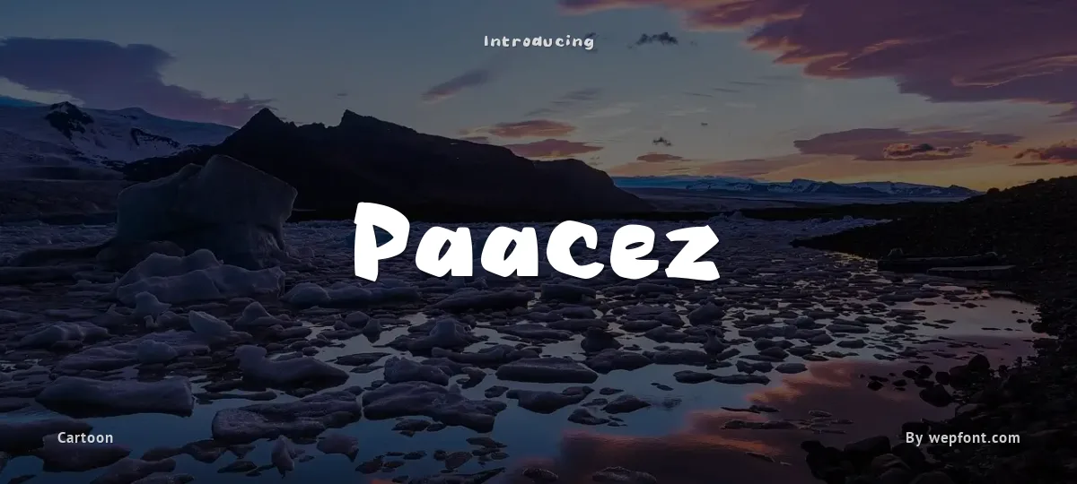 Paacez font preview