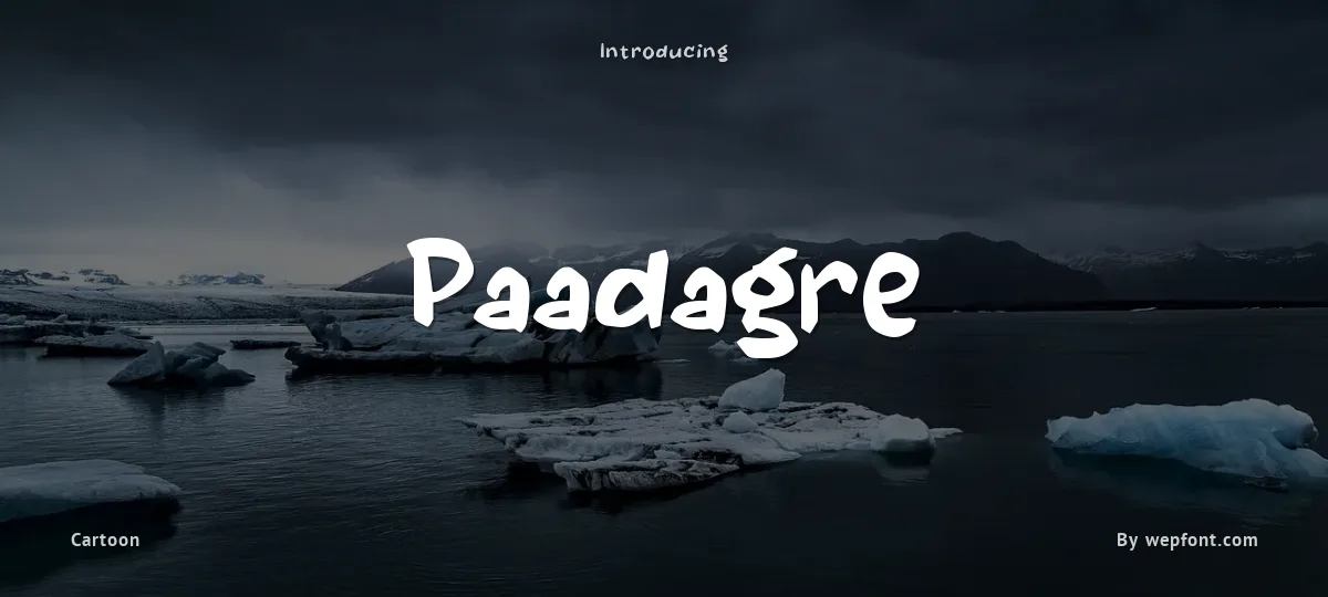 Paadagre font preview