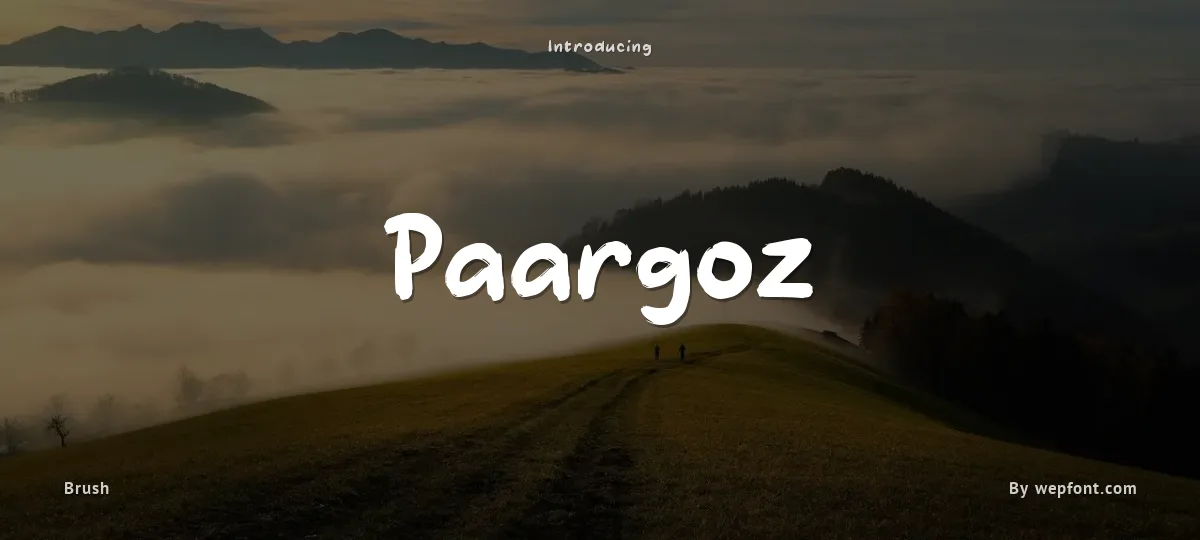 Paargoz font preview