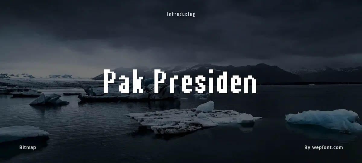 Pak Presiden font preview