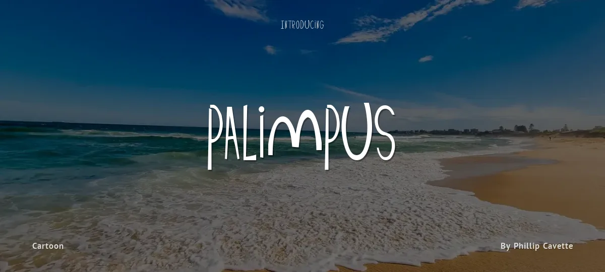 Palimpus font preview