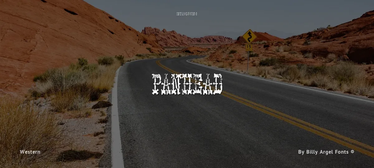 Panhead font preview