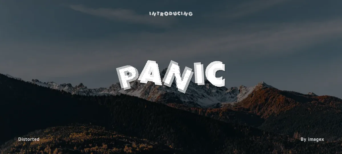 Panic font preview