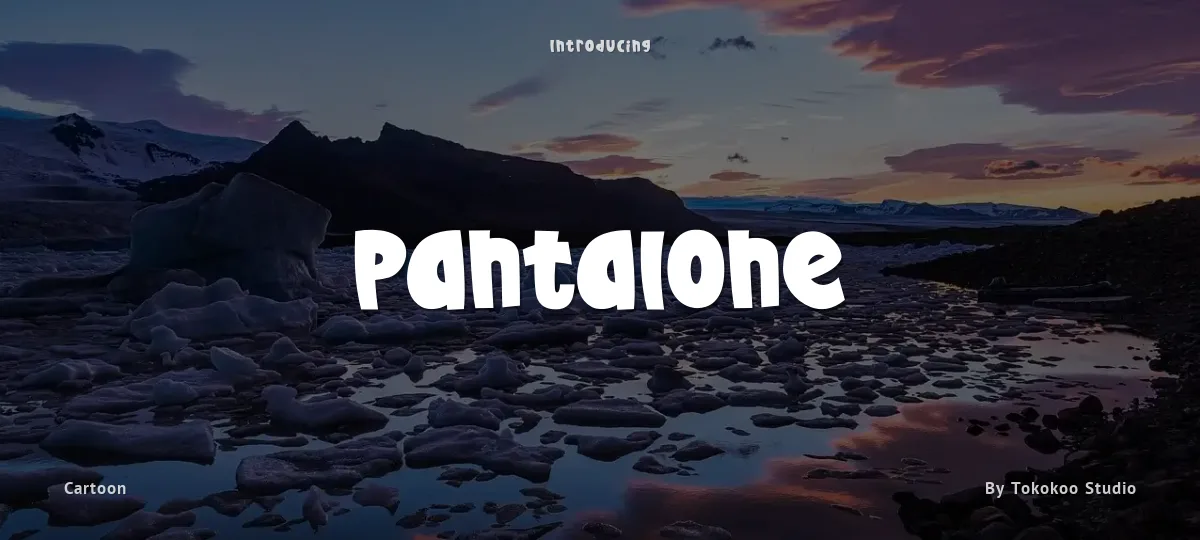 Pantalone font preview