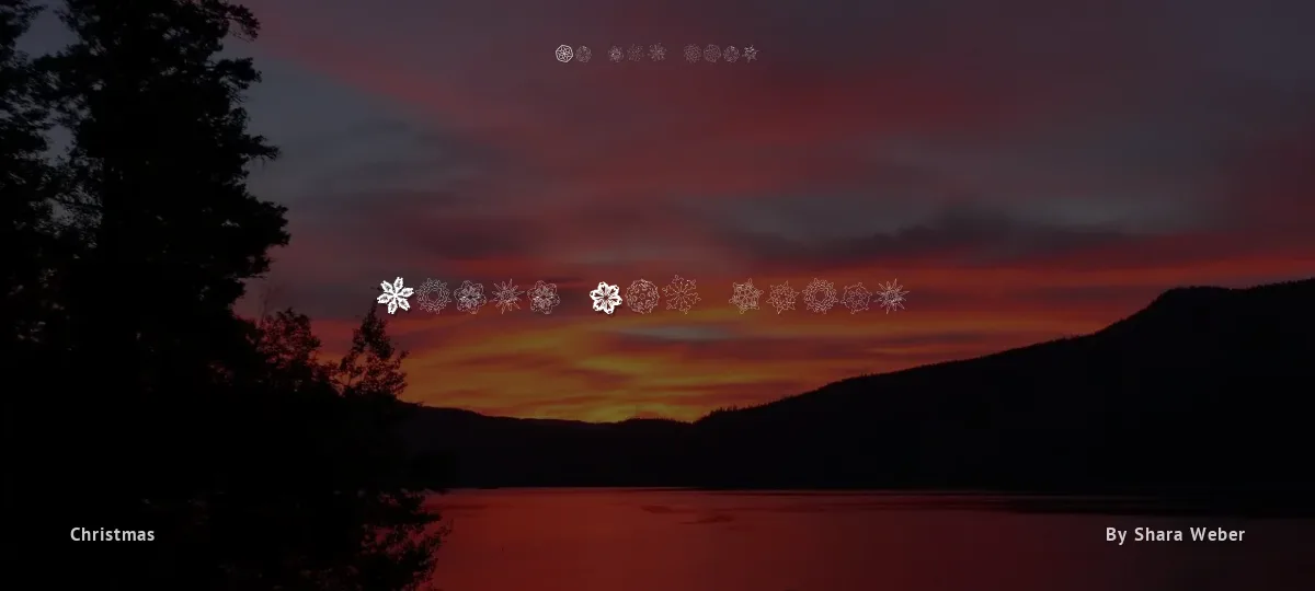 Paper-Snowflakes font preview
