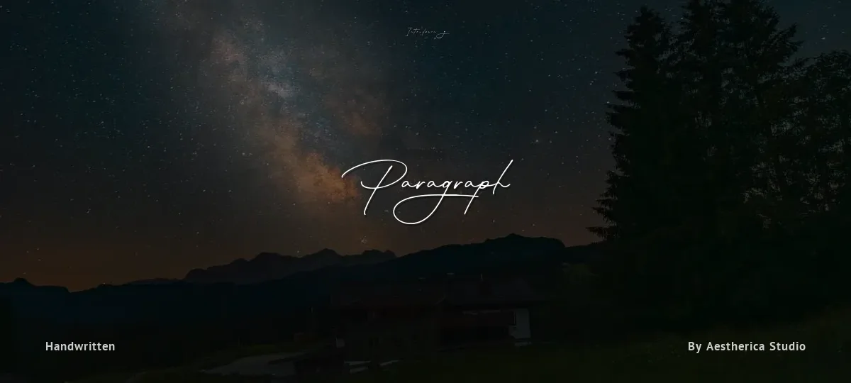 Paragraph font preview