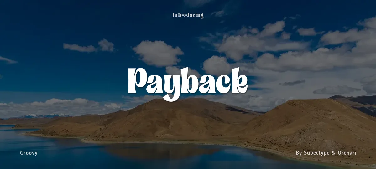 Payback font preview