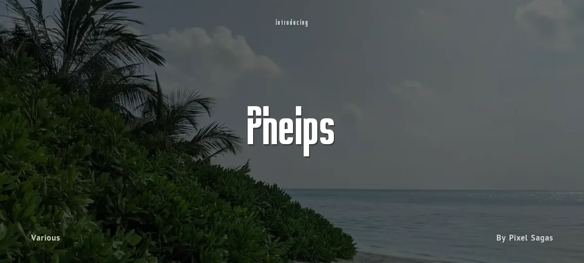 Phelps font preview