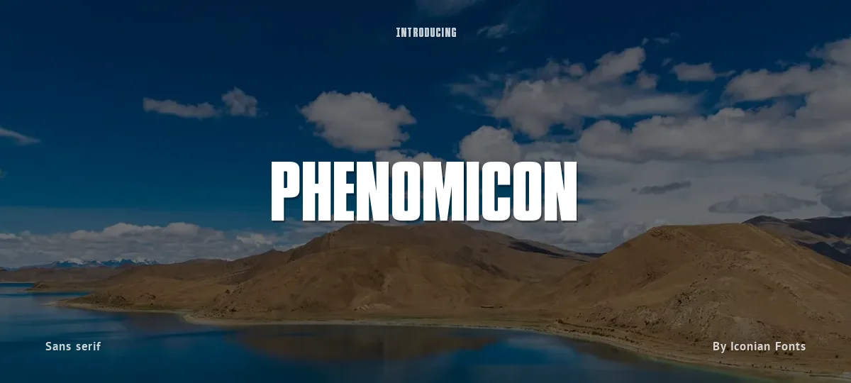 Phenomicon font preview
