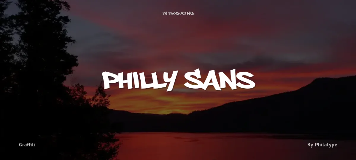 Philly Sans font preview