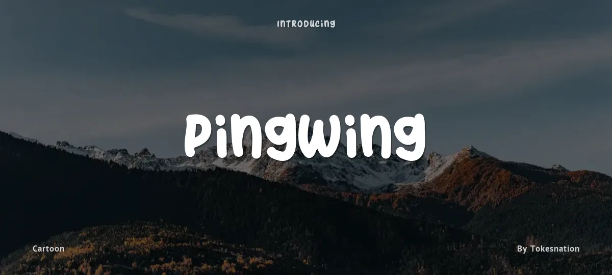 Pingwing font preview