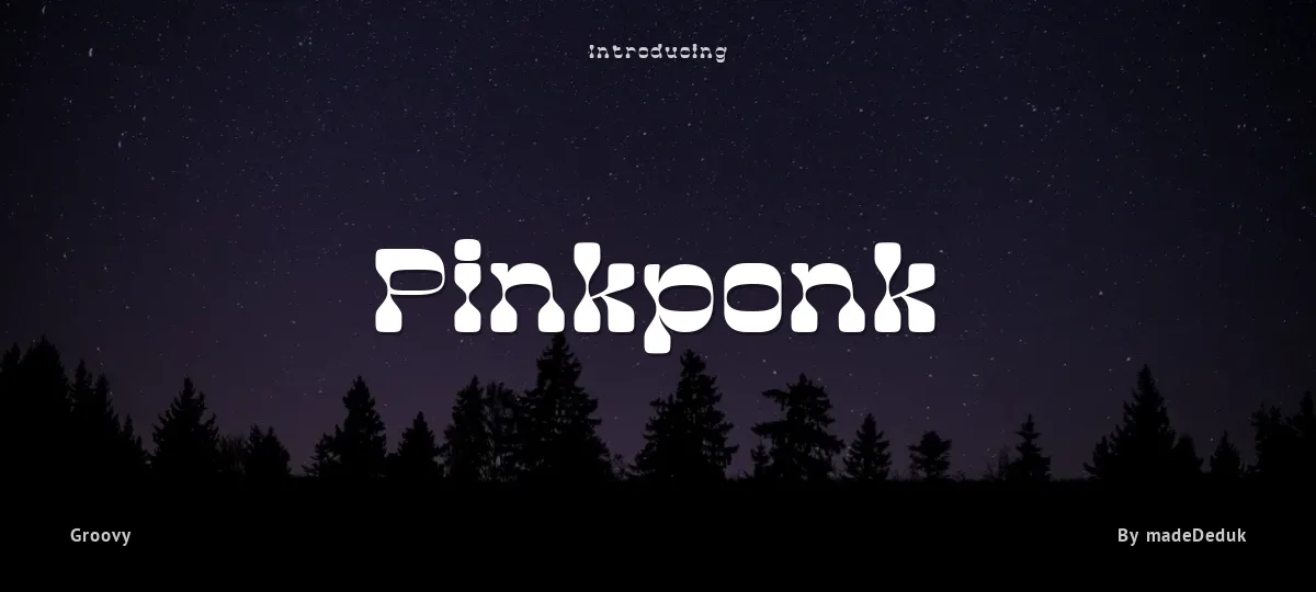 Pinkponk font preview