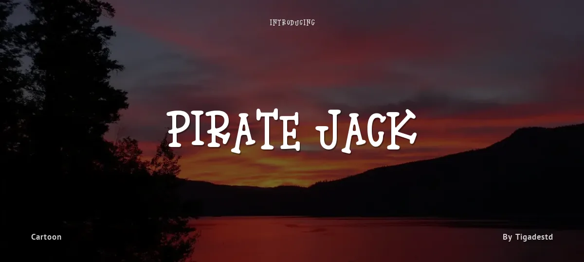 Pirate Jack font preview