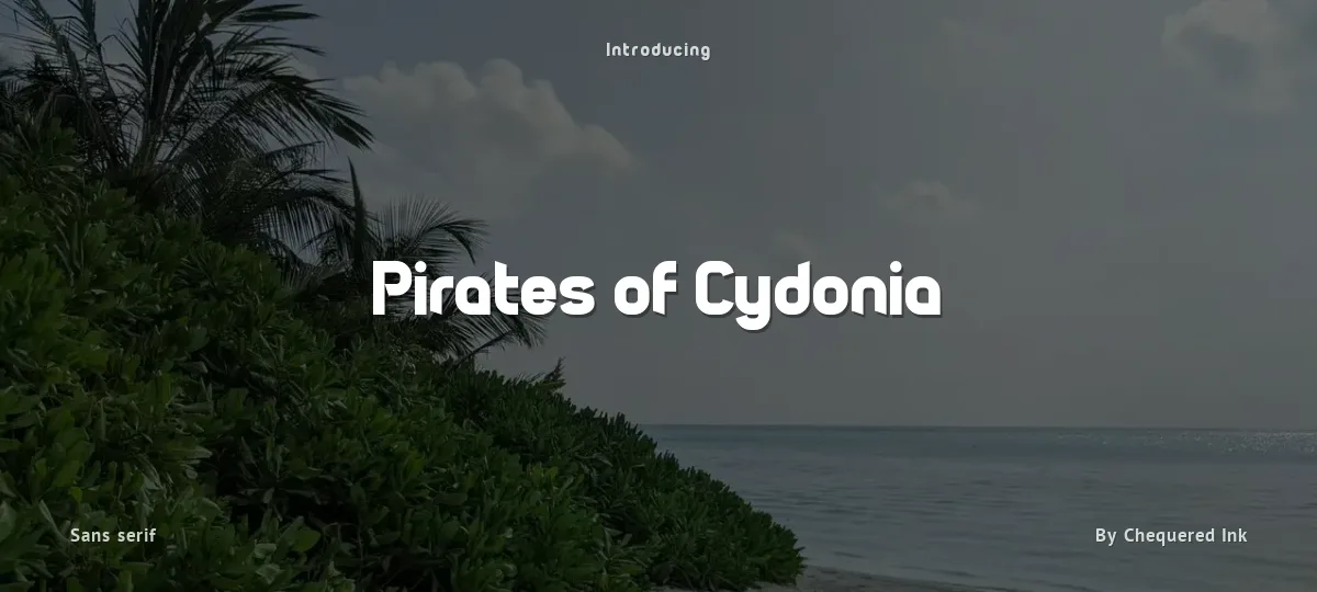 Pirates of Cydonia font preview