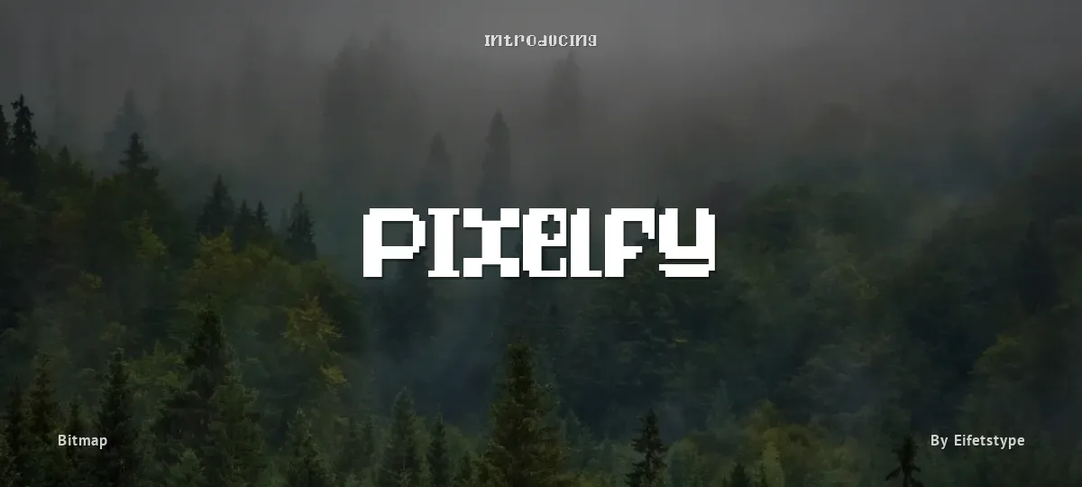 Pixelfy font preview