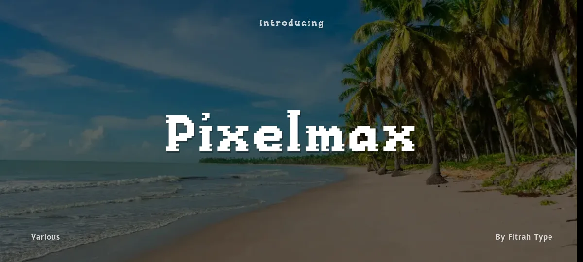 Pixelmax font preview