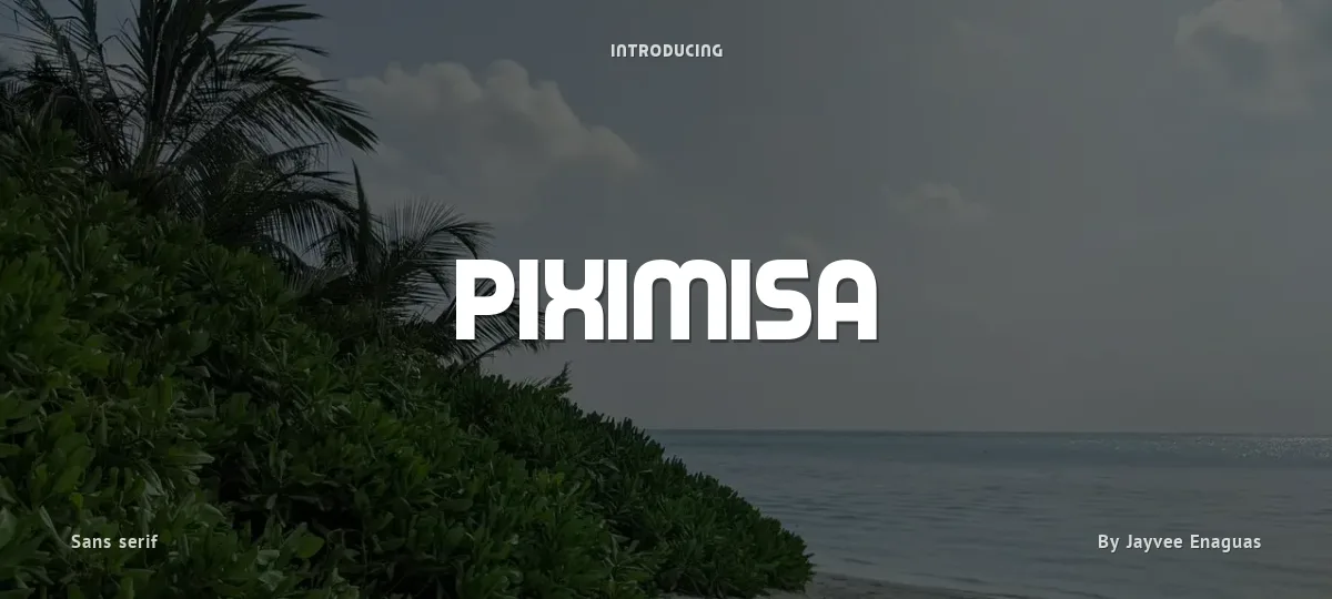 Piximisa font preview