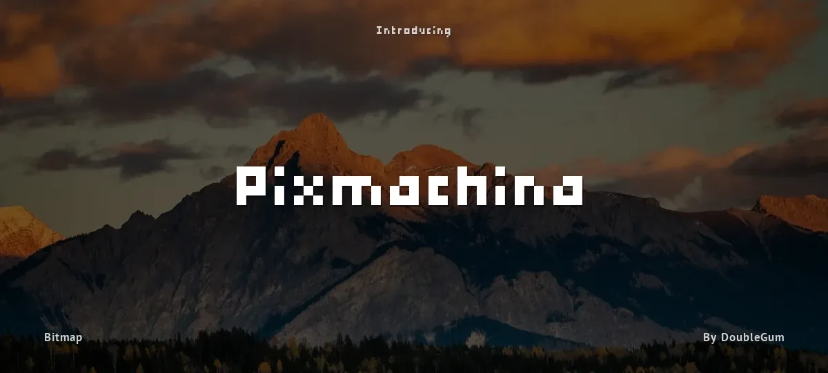 Pixmachina font preview