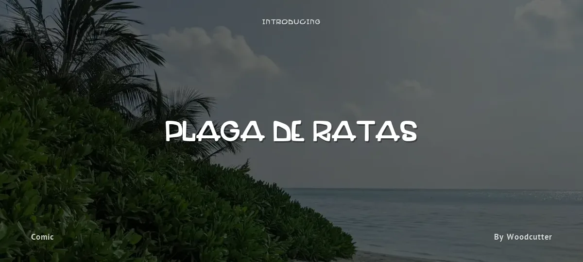 Plaga de Ratas font preview