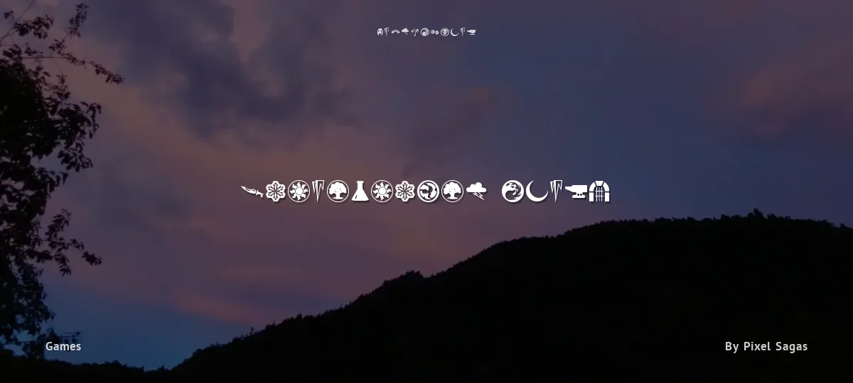 Planewalker Dings font preview